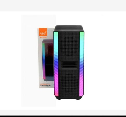 CAIXA DE SOM 50w RGB Altomex AL-3638