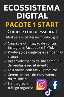 Pacote 1 Start - Ecossistema Digital - Sistema Missão 10K