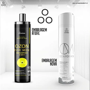 SHAMPOO OZON-FOR MEN OZONIZADO