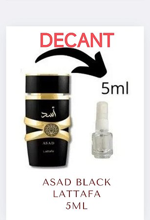 DECANT DO ASAD BLACK 5 ML