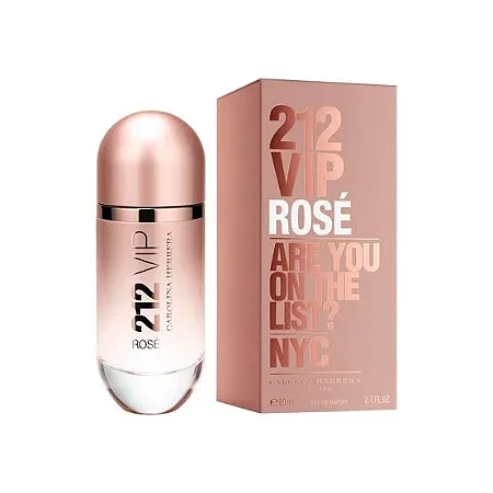 PERFUME ORIGINAL 212 VIP ROSÉ CAROLINA HERRERA 80ML