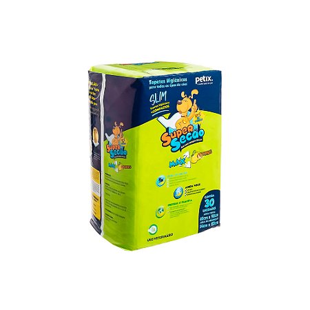 Tapete Higiênico Super Secão Max Citrus Slim para Cães - Unidades 30
