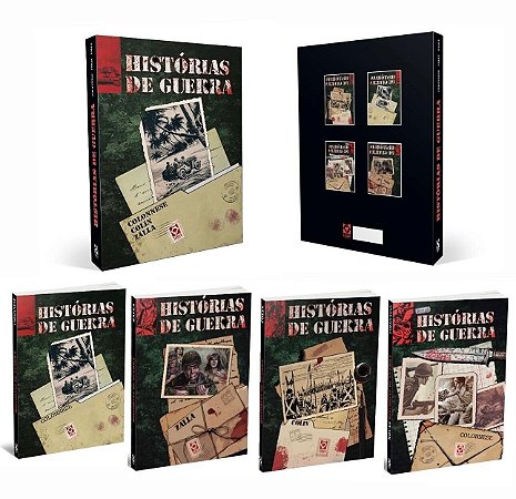 KIT BOX HISTÓRIAS DE GUERRA (4 VOLUMES)