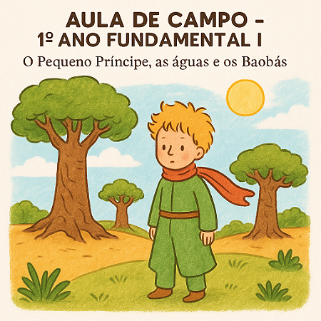 1º ANO -  COLÉGIO EXIMIUS - AULA DE CAMPO: O PEQUENO PRÍNCIPE, A ÁGUA E OS BAOBÁS