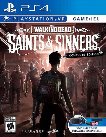The Walking Dead Saints and Sinners Ps4 e Ps5 Mídia Digital Psn
