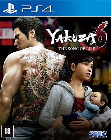 Yakuza 6: The Song of Life Ps4 e Ps5 Mídia Digital