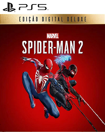 Marvels Spider Man 2 Edição Digital Deluxe Ps5 Psn Mídia Digital
