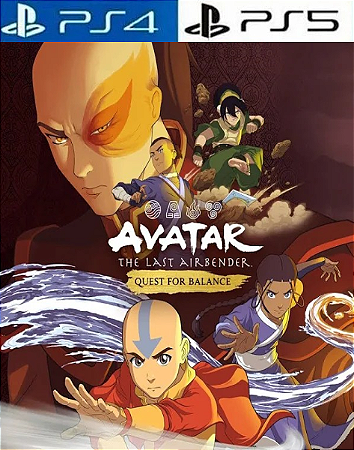 Avatar The Last Airbender Quest for Balance Ps4 e Ps5 Psn Mídia Digital