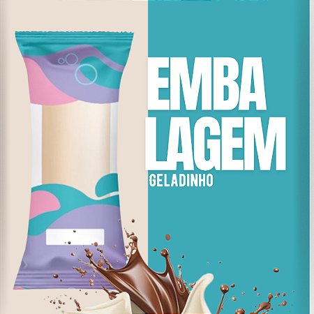 Embalagem Higiênica Geladinho 7x21cm Sacole Dindim Chup Chup Juju Picole Tifani Escolha a Qtde