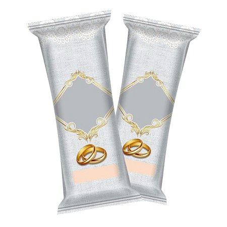 Embalagem Higiênica Geladinho Casamento 7x19cm Sacolé Chup-chup ENLACE