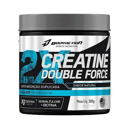 Creatina Double Force | Super Absorção | 300g - Bodyaction