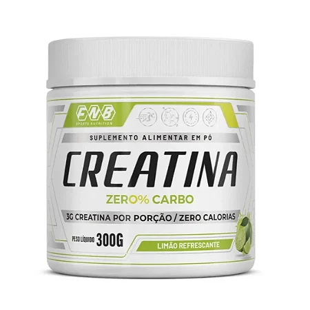 Creatina Zero Carbo Sabor Limão 300g FNB
