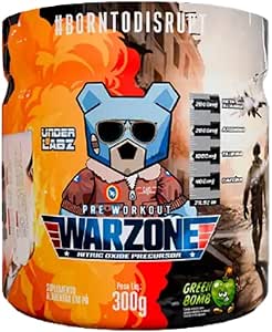 Warzone Pre Workout (300g) - Under Labz (Sabor, Green Bomb)