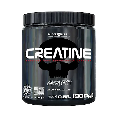 Creatine - Creatina Monohidratada - 300g - Black Skull
