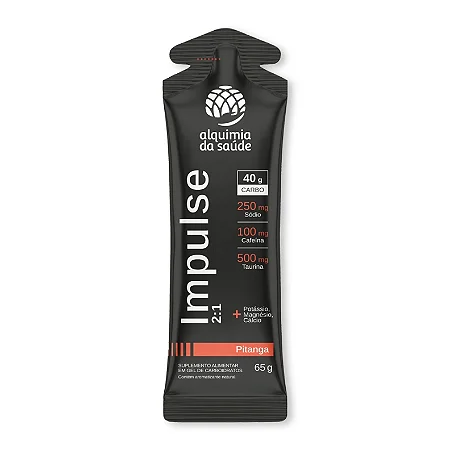 Impulse 2:1 Pitanga – Gel de Carboidrato 40g (Box com 15 Sachês)