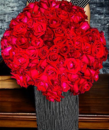 Buquê Grande 100 Rosas