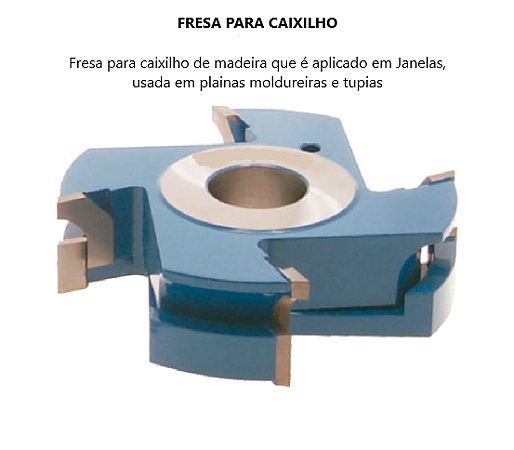 Fresa para Caixilho de Madeira