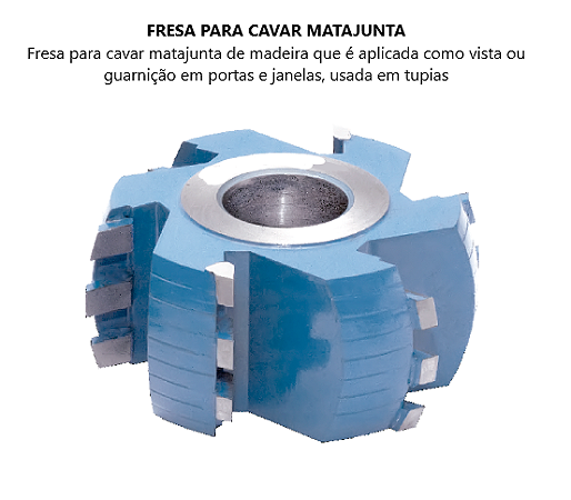 Fresa para Cavar Matajunta - Ferramenta de Alta Precisão
