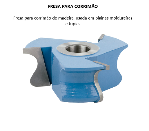 Fresa para Corrimão de Madeira - Alta Performance