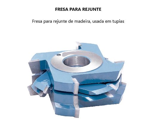 Fresa para Rejunte de Madeira para Tupias