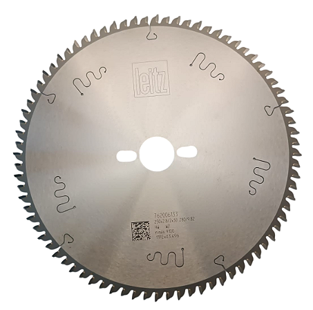 SERRA CIRCULAR DENTE DE PIRANHA LEITZ Ø 250 X 80Z 2,8/ 2,0 D30  38º(LINHA CLASSIC)