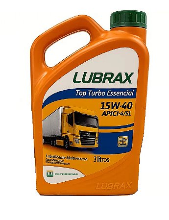 1024965 Oleo Mineral Motor Diesel 15W40 Ci4 3L Top Turbo Essencial Lubrax