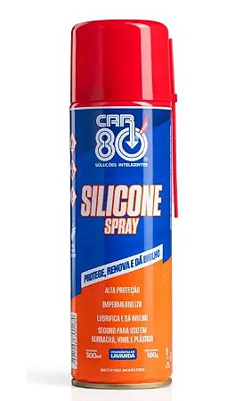 Silicone Spray Lavanda Lubrificante Protetor 300ml Car80