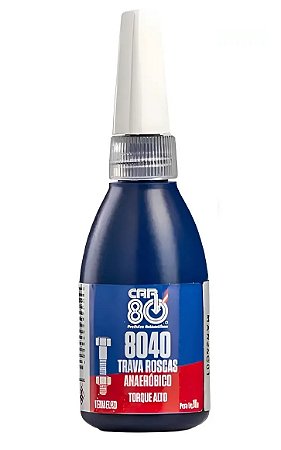 Car8040 Trava Rosca Torque Alto Vermelho 10G Car80