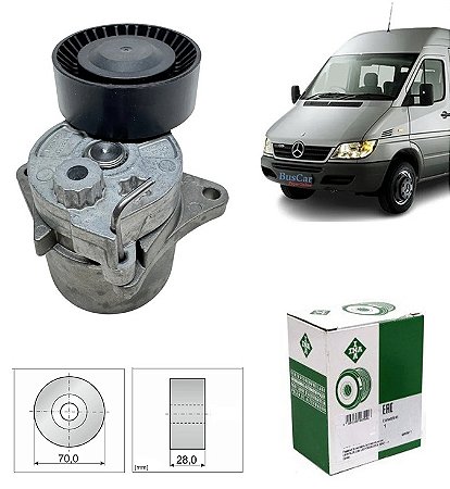 533001710 Tensor Correia Alternador Mb Sprinter 311 313 413 Om611 02/11 Ina
