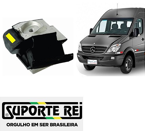 R3458 Coxim Motor Dianteiro Direito Mb Sprinter 415 515 Om651 2012/2019 Rei