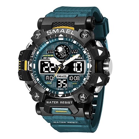 Relógio Masculino Smael AnaDigi 8078 Verde