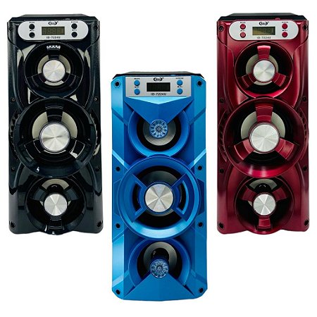 Caixa De Som Idea Bluetooth Recarregável ID-7224U