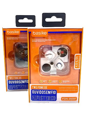 Fone De Ouvido Wireless Som Alta Definição Basike FON-20391 (FONBSK20391)