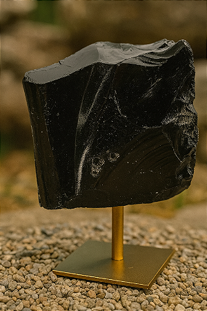 Obsidiana Negra - Pedra Natural de Proteção e Energia