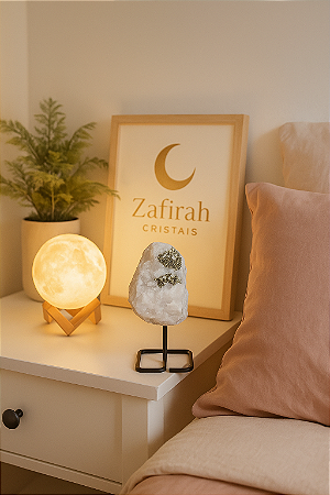Pedra da Lua no Pedestal - Elegância e Harmonia para Seu Ambiente
