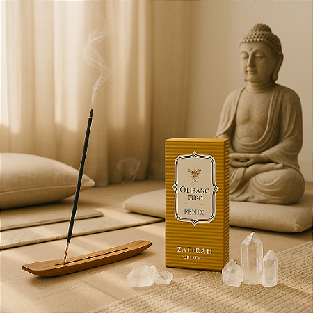 Incenso Fênix Olíbano - Elevação Espiritual - 100% Natural - 9 Varetas