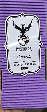 Incenso Fênix Lavanda - 100% Natural com 9 Varetas para Relaxamento