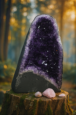 Capela de Ametista: Elegância e Energização para Seu Espaço