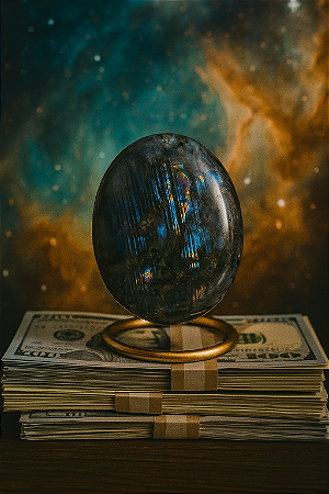 Labradorita polida  - Pedra Natural de Proteção e Energia