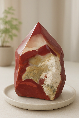 Ponta de Mokaita - Cristal Natural de Poder Energético