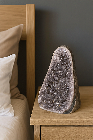 Capela Ametista Bordô - Cristal Decorativo e Energético