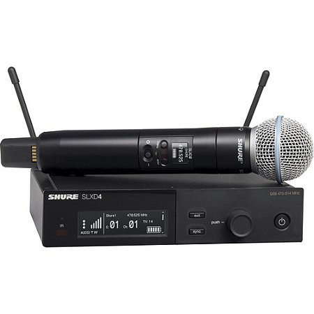 Shure SLXD24/B58 Microfone Wireless Digital