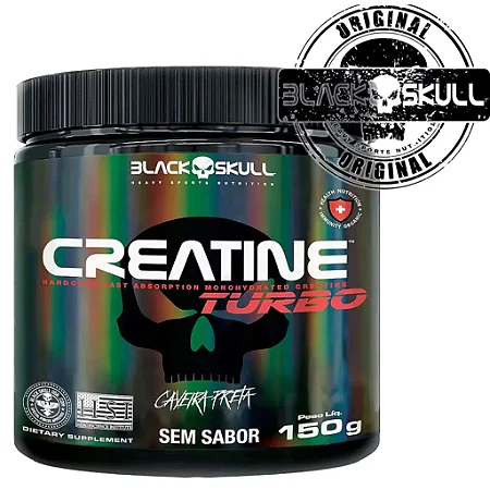 CREATINA TURBO 300G. - BLACK SKULL