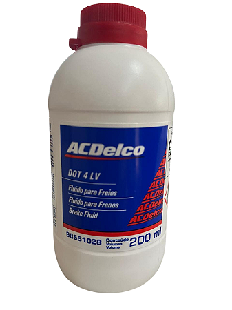 Fluido freio DOT4 LV ACDelco 200ml