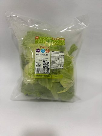 Alface Americana (Higienizada) 200G