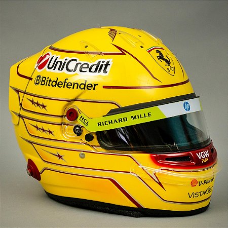 Capacete Lewis Hamilton Ferrari 2025