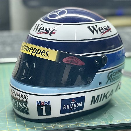 Mini Capacete Mika Hakkinen 1999