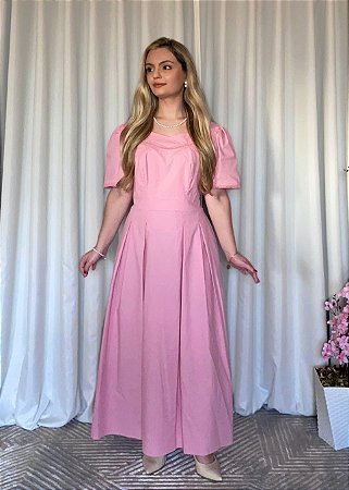 Vestido Supermidi Clarissa Rosê