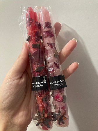 Velas ritualisticas - AMOR PROPRIO/ ATRAÇÃO