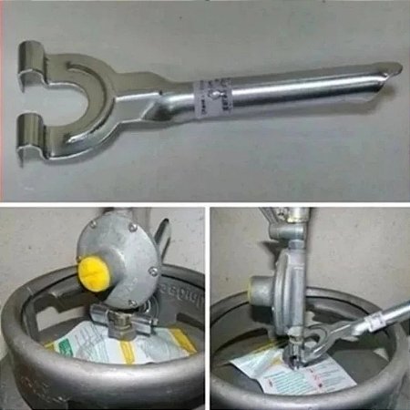 Chave Para Apertar e Desapertar Registro de Botijão De Gás